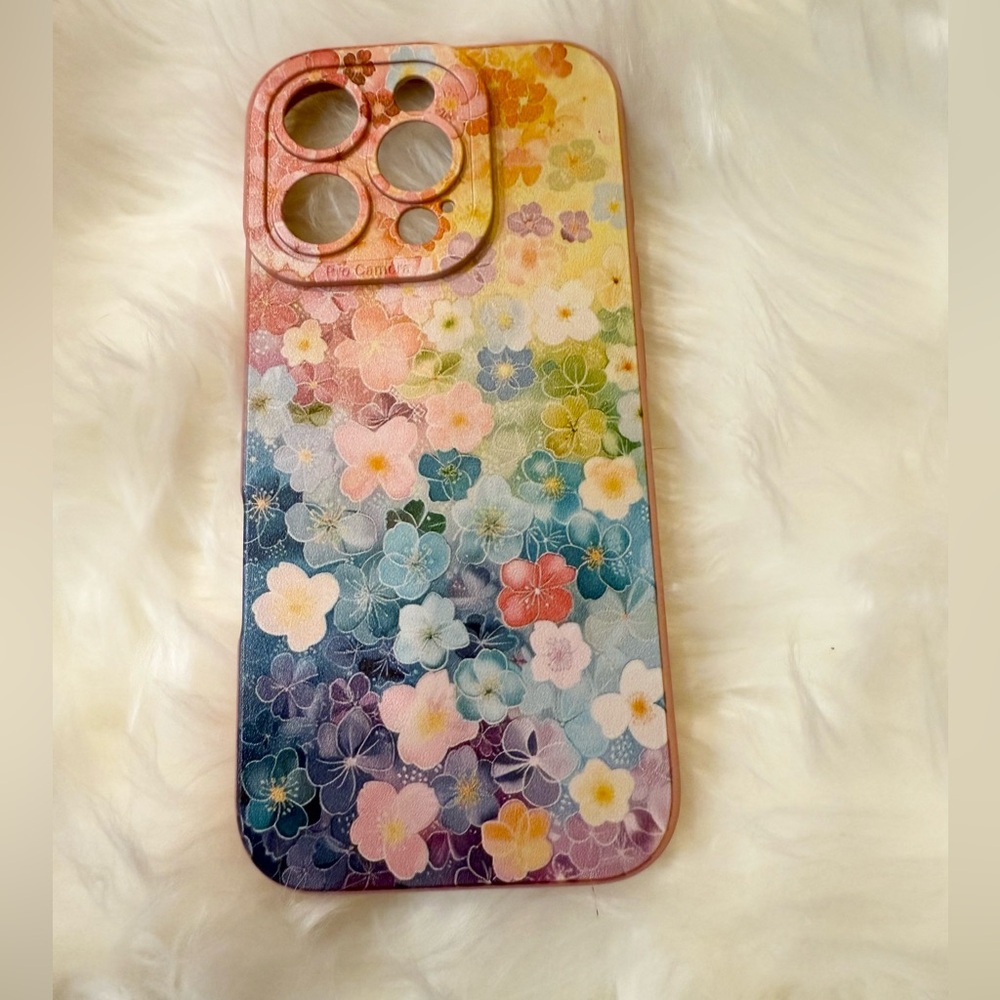 Iphone 16 pro Colorful Floral Phone Case